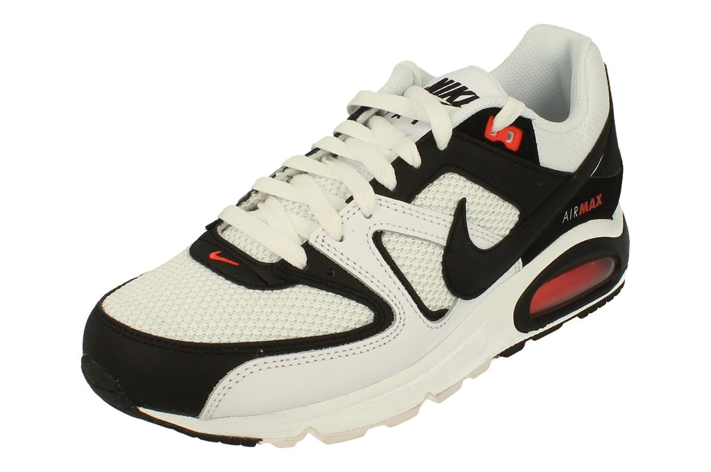 Black and white air max command hotsell