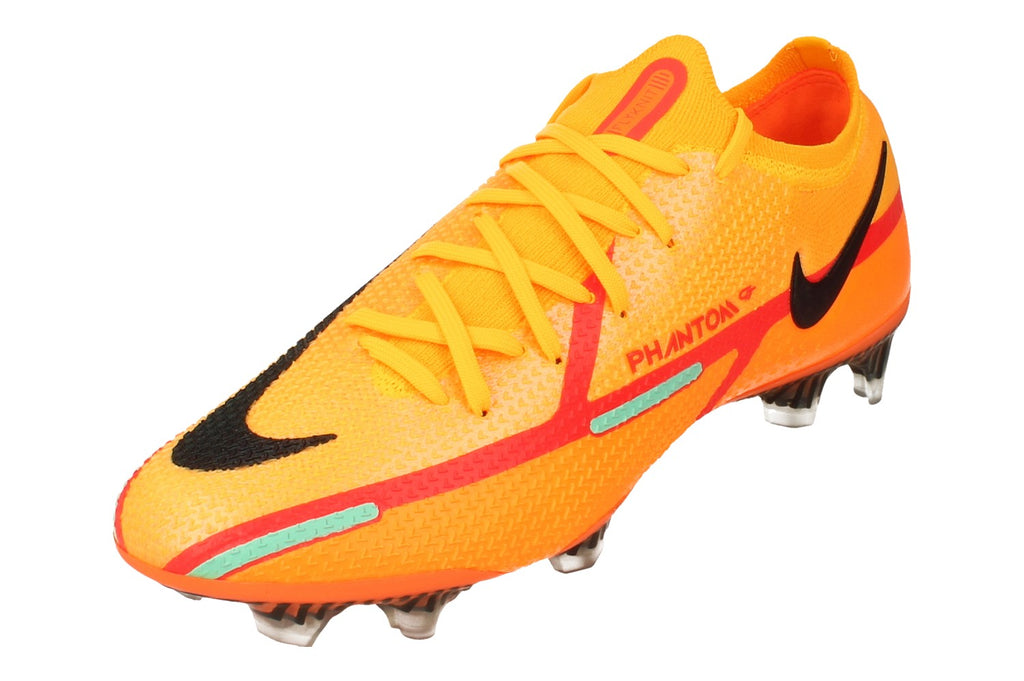 Nike football boots orange and black best sale