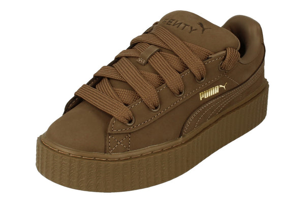 Puma Creeper Phatty Nubuck Unisex Trainers 396813   - Totally Taupe Puma Gold 01 - Photo 0