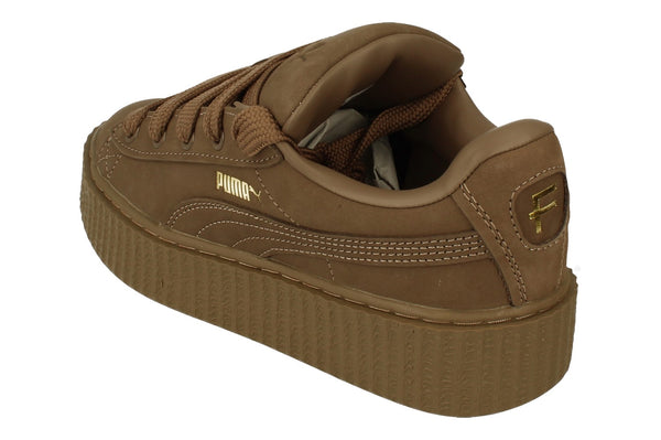 Puma Creeper Phatty Nubuck Unisex Trainers 396813   - Totally Taupe Puma Gold 01 - Photo 0