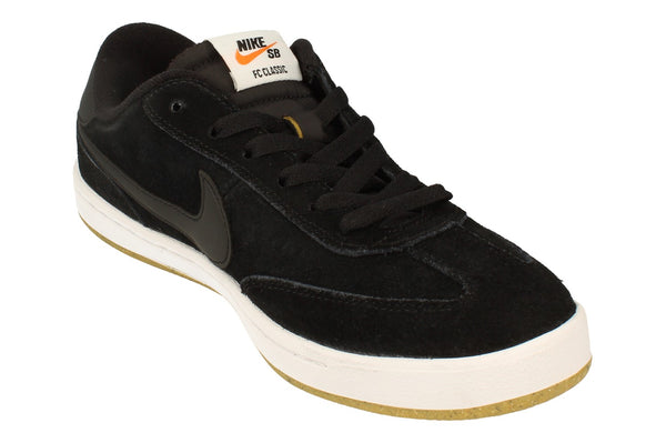 Nike Sb Fc Classic Mens Trainers 909096  001 - Black White Vivid Orange 001 - Photo 0