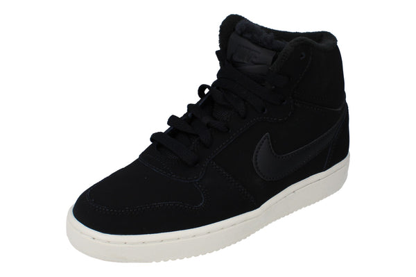 Nike Womens Ebernon Mid SE Hi Top Trainers Av2478  001 - Black Sail 001 - Photo 0