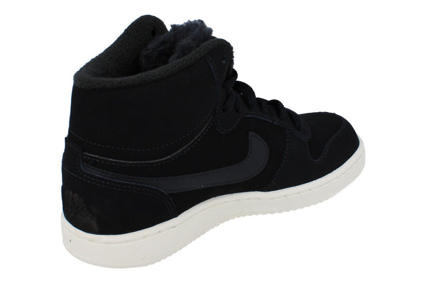 Nike Womens Ebernon Mid SE Hi Top Trainers Av2478  001 - Black Sail 001 - Photo 0