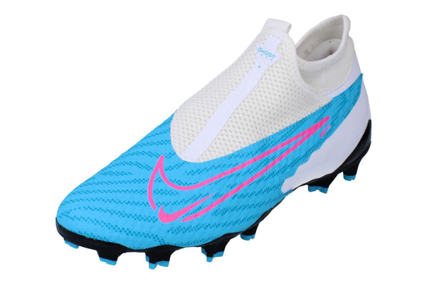 Nike Phantom Gx Academy Df Fg/Mg Mens Football Boots Dd9472  446 - Baltic Blue Pink Blast White 446 - Photo 0