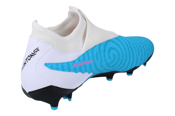 Nike Phantom Gx Academy Df Fg/Mg Mens Football Boots Dd9472  446 - Baltic Blue Pink Blast White 446 - Photo 0