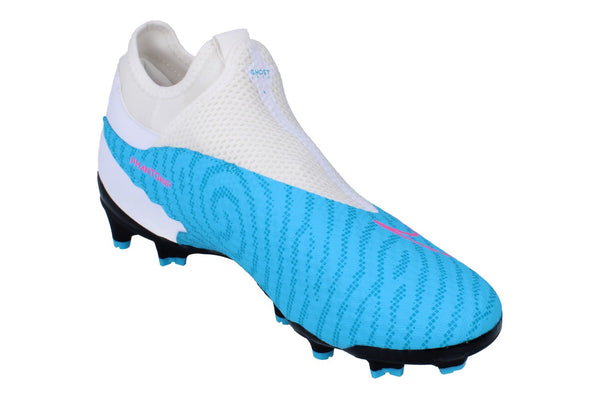 Nike Phantom Gx Academy Df Fg/Mg Mens Football Boots Dd9472  446 - Baltic Blue Pink Blast White 446 - Photo 0