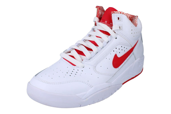 Nike Air Flight Lite Mid Mens Trainers Dj2518  101 - White University Red 101 - Photo 0