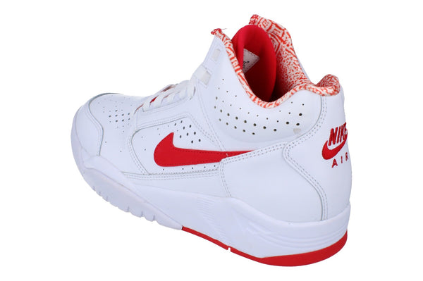 Nike Air Flight Lite Mid Mens Trainers Dj2518  101 - White University Red 101 - Photo 0