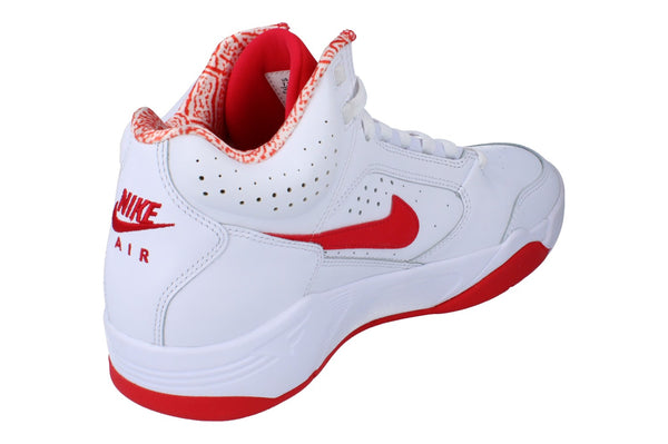 Nike Air Flight Lite Mid Mens Trainers Dj2518  101 - White University Red 101 - Photo 0