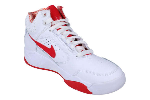 Nike Air Flight Lite Mid Mens Trainers Dj2518  101 - White University Red 101 - Photo 0