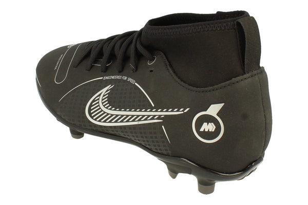 Nike Junior Superfly 8 Club Fg/Mg Football Boots Dj2894  007 - Black Metallic Silver 007 - Photo 0