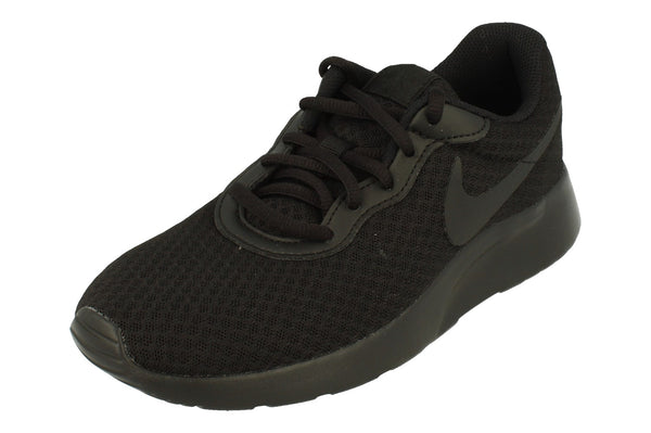 Nike Womens Tanjun Trainers Dj6257  002 - Black Barely Volt 002 - Photo 0