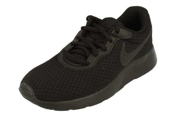 Nike Womens Tanjun Trainers Dj6257  002 - Black Barely Volt 002 - Photo 0