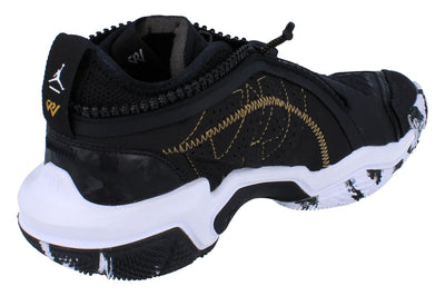 Nike Air Jordan Why Not .6 GS Basketball Trainers Do7191  071 - Black Metallic Gold White 071 - Photo 2