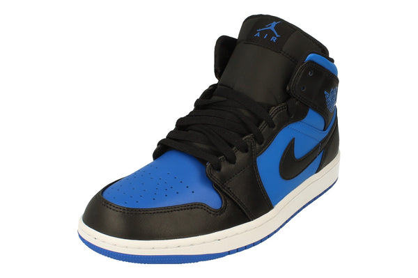 Nike Air Jordan 1 Mid Mens Trainers Dq8426  042 - Black Royal Blue White 042 - Photo 0