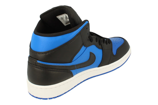 Nike Air Jordan 1 Mid Mens Trainers Dq8426  042 - Black Royal Blue White 042 - Photo 0