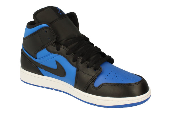 Nike Air Jordan 1 Mid Mens Trainers Dq8426  042 - Black Royal Blue White 042 - Photo 0