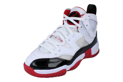 Nike Air Jordan Jumpman Two Trey GS Basketball Trainers Dq8431 106 - White Black Gym Red 106 - Photo 0