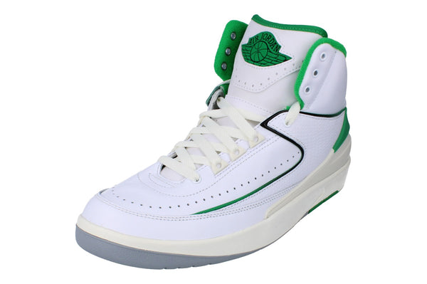 Nike Air Jordan 2 Retro Mens Basketball Trainers Dr8884  103 - White Lucky Green Sail 103 - Photo 0