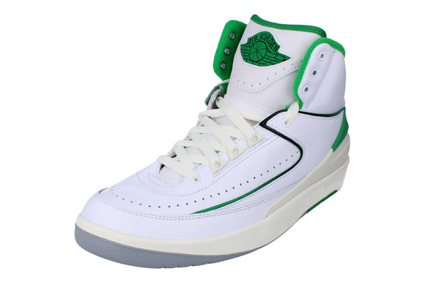 Nike Air Jordan 2 Retro Mens Basketball Trainers Dr8884  103 - White Lucky Green Sail 103 - Photo 0