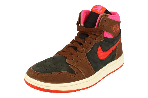 Nike Womens Air Jordan 1 Zm Air Cmft 2 Trainers Dv1305  206 - Cacao Wow Picante Red Black 206 - Photo 0