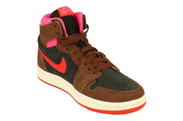 Nike Womens Air Jordan 1 Zm Air Cmft 2 Trainers Dv1305  206 - Cacao Wow Picante Red Black 206 - Photo 0