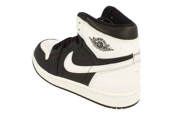 Nike Air Jordan 1 Retro High Og Mens Basketball Trainers Dz5485  010 - Black White 010 - Photo 0