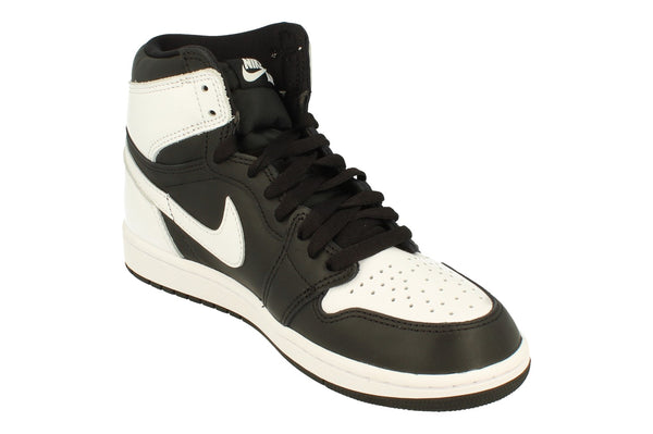 Nike Air Jordan 1 Retro High Og Mens Basketball Trainers Dz5485  010 - Black White 010 - Photo 0