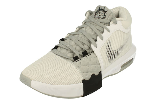 Nike Lebron Witness VIII Mens Basketball Trainers Fb2239  100 - White Black Light Smoke Grey 100 - Photo 0