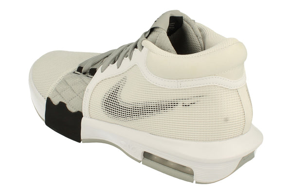 Nike Lebron Witness VIII Mens Basketball Trainers Fb2239  100 - White Black Light Smoke Grey 100 - Photo 0