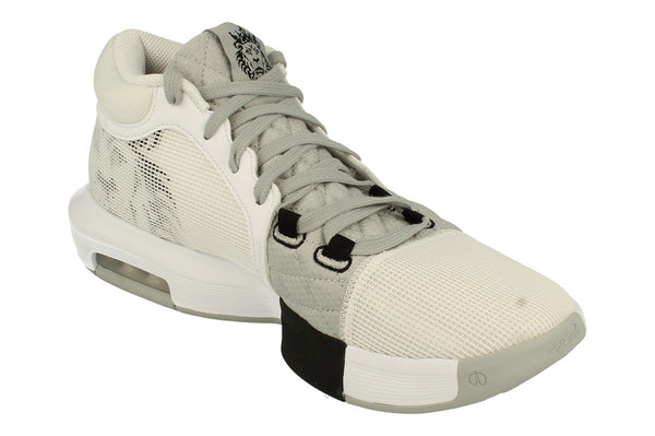 Nike Lebron Witness VIII Mens Basketball Trainers Fb2239  100 - White Black Light Smoke Grey 100 - Photo 0