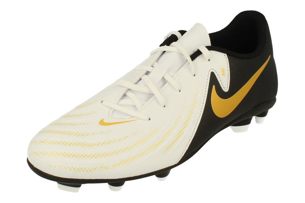 Nike Phantom Gx II Club Fg/Mg Mens Football Boots Fj2557  100 - White Black Metallic Gold Coin 100 - Photo 0