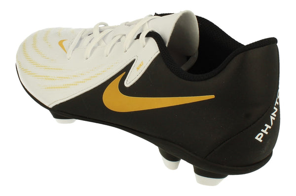 Nike Phantom Gx II Club Fg/Mg Mens Football Boots Fj2557  100 - White Black Metallic Gold Coin 100 - Photo 0