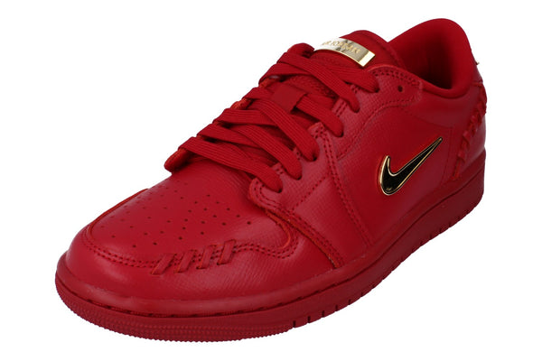 Nike Womens Air Jordan 1 Mm Low Trainers Fn5032  607 - Gym Red Metallic Gold 607 - Photo 0