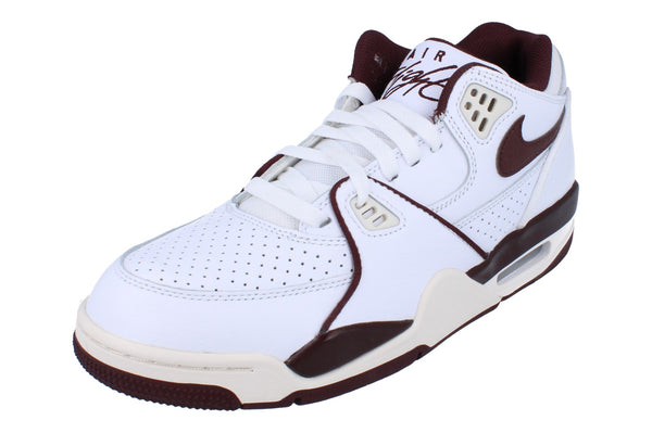 Nike Air Flight 89 Low Mens Trainers Fq8256  100 - White Burgundy Crush Phantom 100 - Photo 0