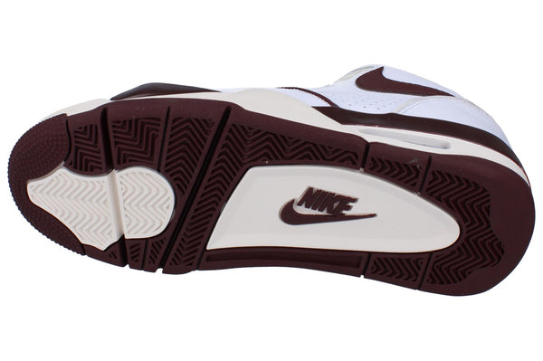 Nike Air Flight 89 Low Mens Trainers Fq8256  100 - White Burgundy Crush Phantom 100 - Photo 0