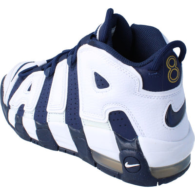 Nike Air More Uptempo GS Basketball Trainers Fv5371  100 - White Midnight Navy 100 - Photo 0