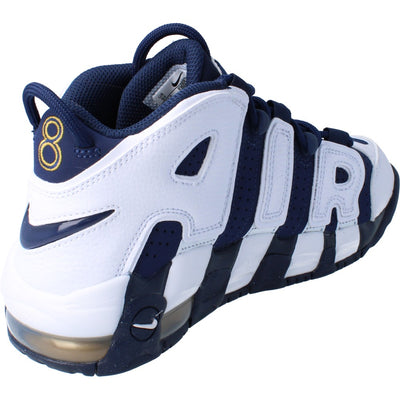 Nike Air More Uptempo GS Basketball Trainers Fv5371  100 - White Midnight Navy 100 - Photo 0