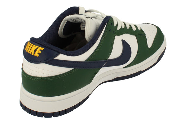 Nike Dunk Low Mens Trainers Fv6911  300 - Fir Midnight Navy White 300 - Photo 0