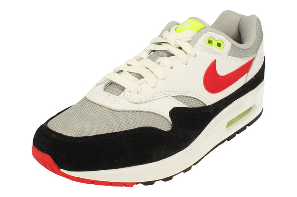 Nike Air Max 1 Mens Trainers Hf0105  100 - White University Red Black 100 - Photo 0