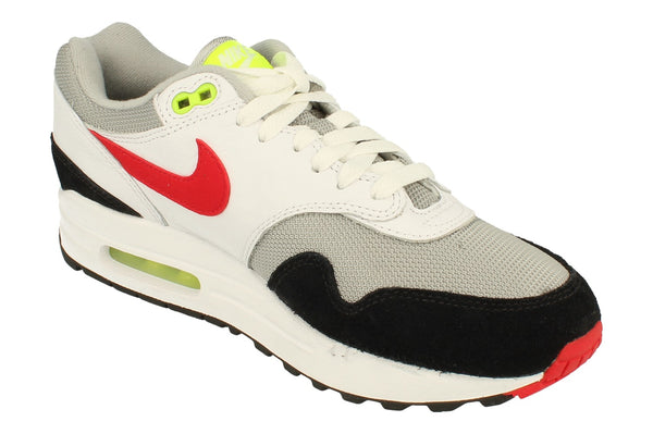 Nike Air Max 1 Mens Trainers Hf0105  100 - White University Red Black 100 - Photo 0