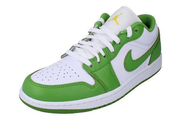 Nike Air Jordan 1 Low SE Mens Basketball Trainers Hf4823  100 - White Chlorophyll Lightening 100 - Photo 0