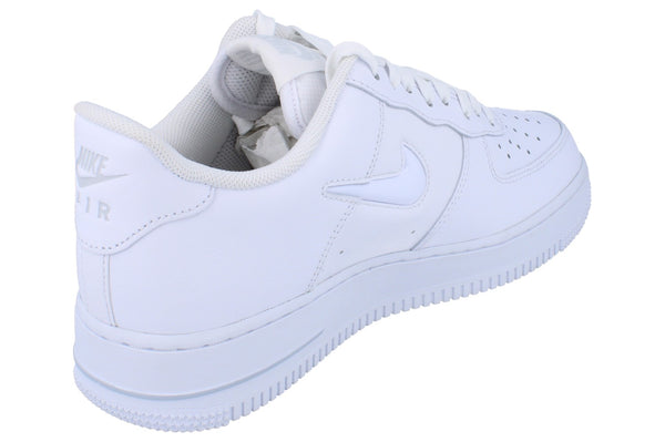 Nike Air Force 1 Jewel Mens Trainers Hm0621  100 - White Dark Smoke Grey 100 - Photo 0