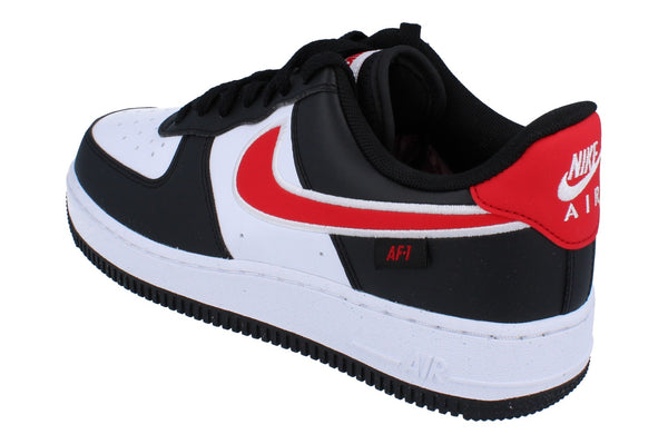 Nike Air Force 1 07 NN Mens Trainers Hm0721  002 - Black University Red White 002 - Photo 0