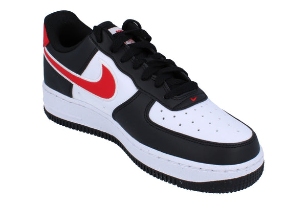 Nike Air Force 1 07 NN Mens Trainers Hm0721  002 - Black University Red White 002 - Photo 0