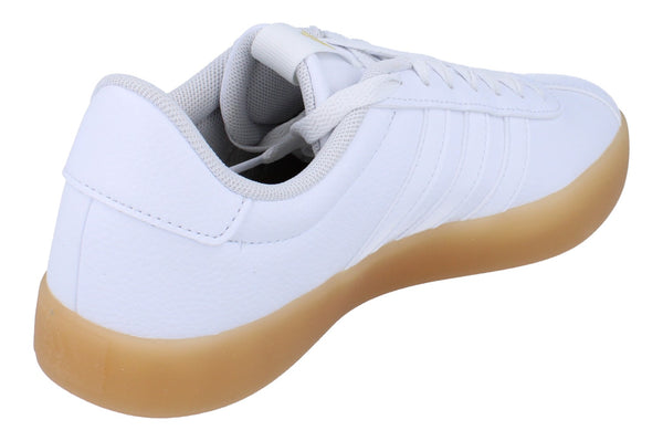 Adidas Vl Court 3.0 Womens Trainers Sneakers  ID9070 - White Gum Id9070 - Photo 0