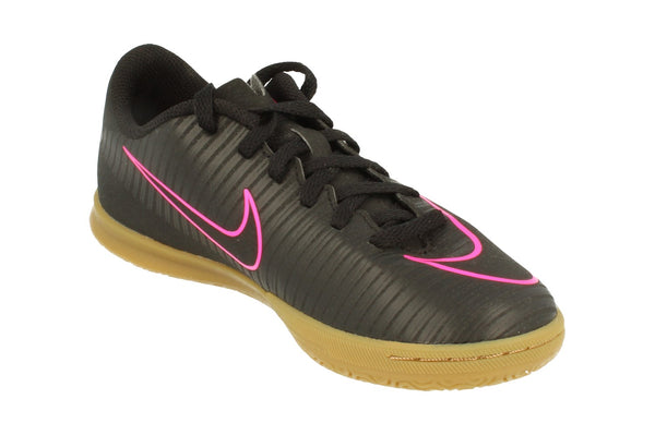 Nike Junior Mercurial Vortex III IC Football Boots 831953 Trainers  006 - Black Pink Blast 006 - Photo 0