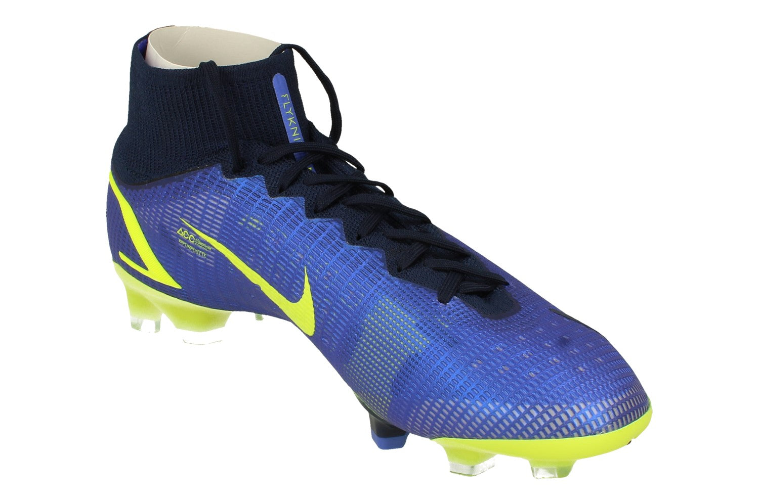  Nike Superfly 8 Elite FG Mens Football Boots CV0958 Soccer  Cleats (UK 7 US 8 EU 41, Sapphire Volt Blue Void 574)