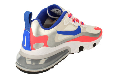 Nike Womens Air Max 270 React Cw3094 Cw3094-100 100 - White Racer Blue Flash Crimson 100 - Photo 2