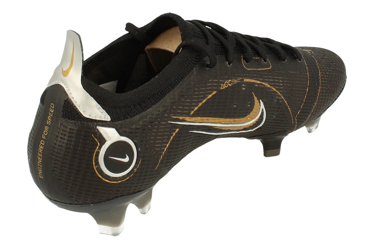 Nike Men Vapor 14 Elite FG Black Gold DJ2837 007 - Sz 6.5(Women 8) New/NoLid